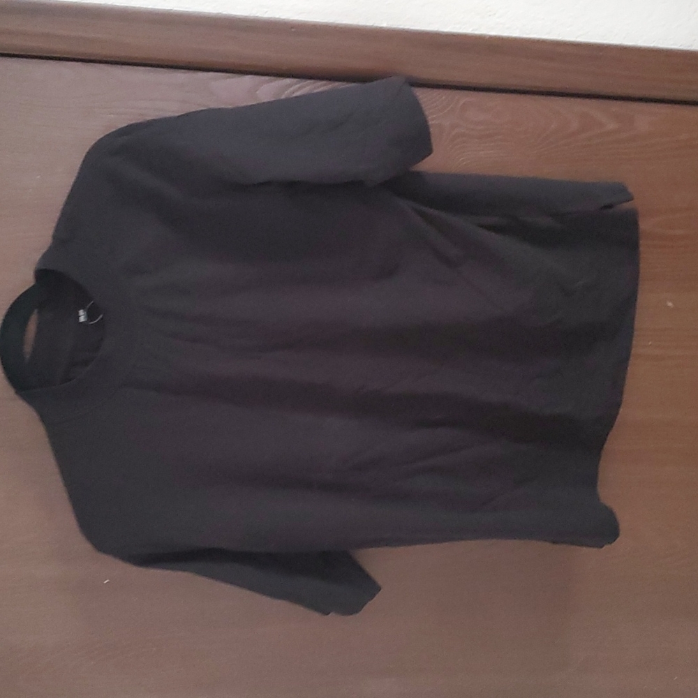 Short sleeve mockneck t-shirt 100% cotton